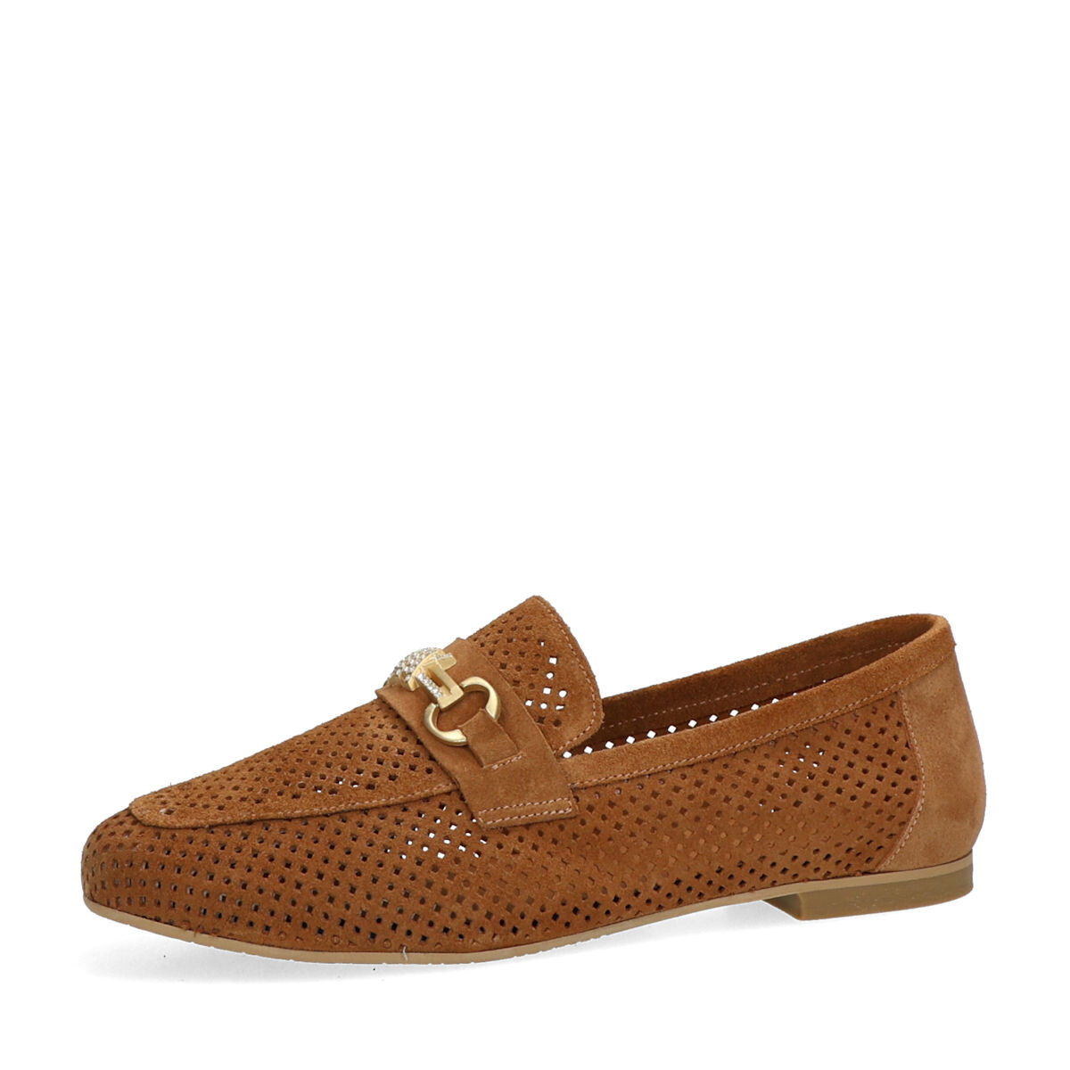 ETIMEĒ dámské elegantní mokasíny - hnědé - 36