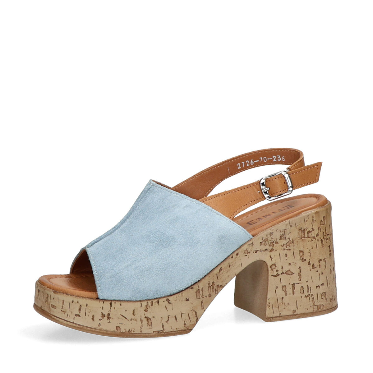 ETIMEĒ dámské semišové sandály - modré - 36