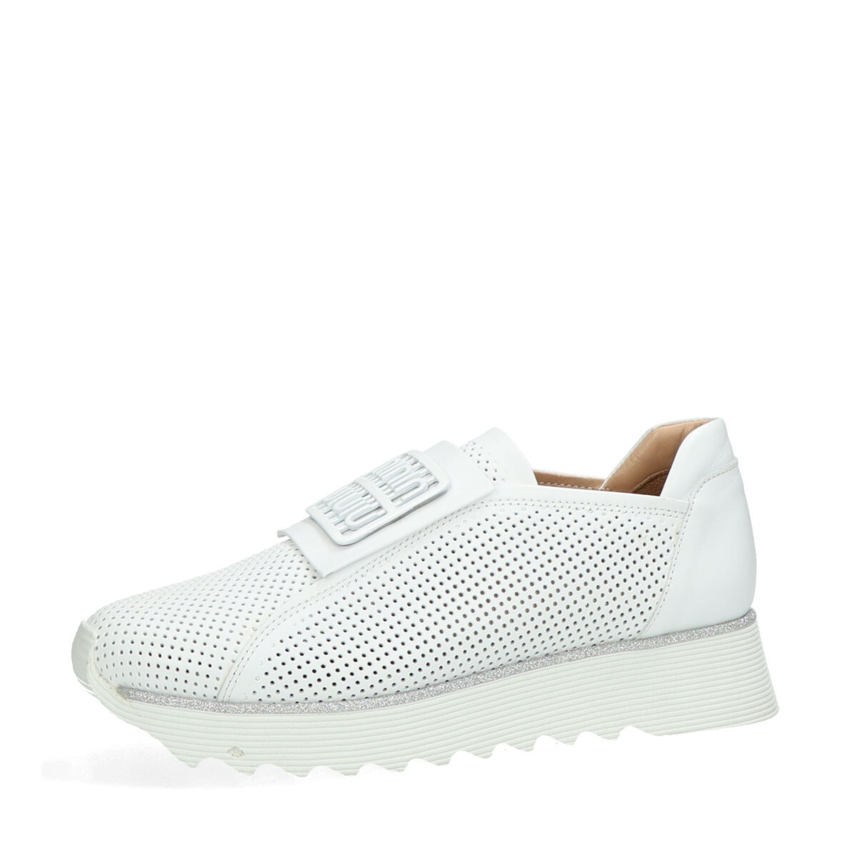 ETIMEĒ dámské stylové polobotky - bílé - 37