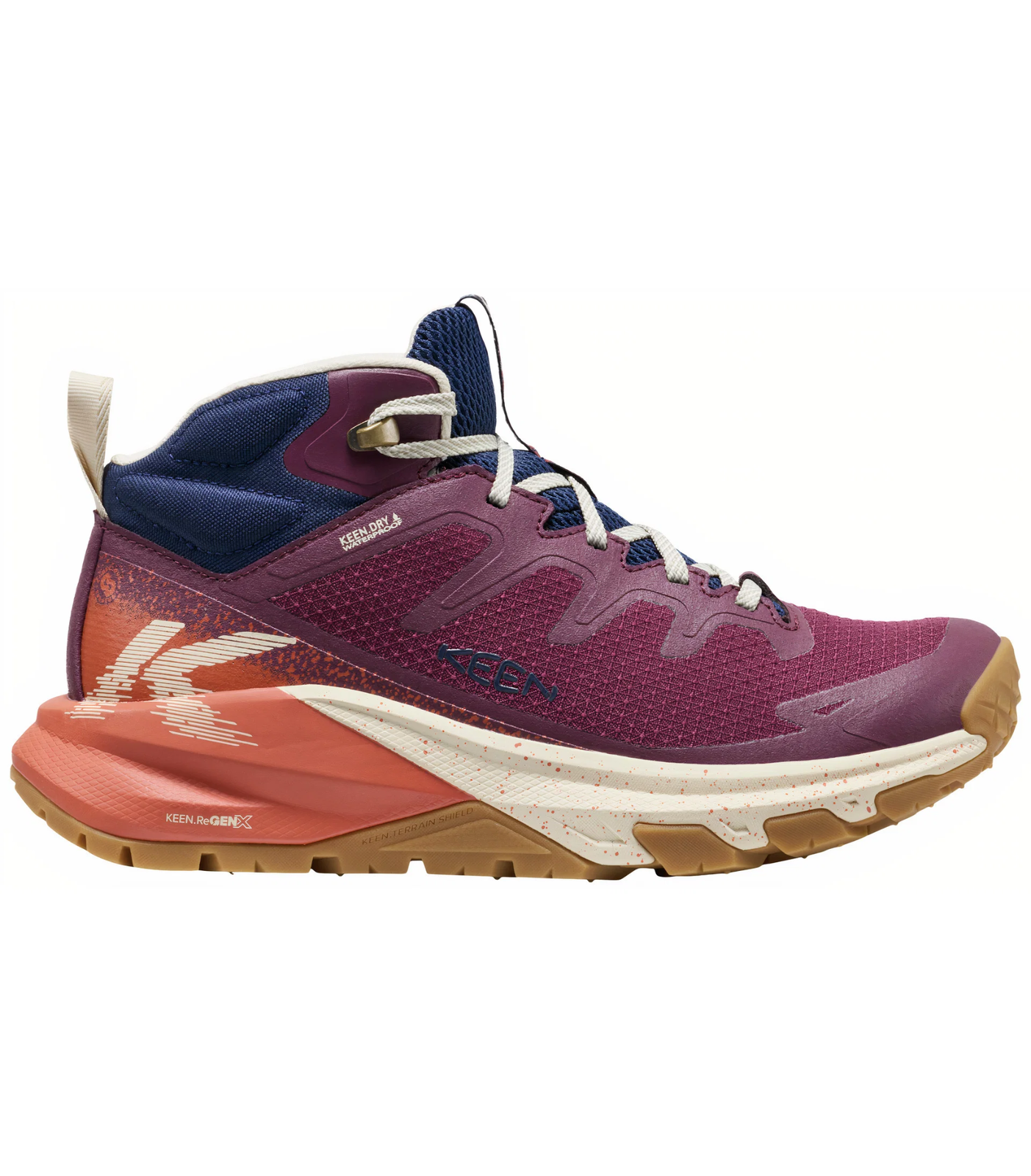 KEEN Targhee Apex MID WP Women Dámské trekové boty fig/burnt brick 38,5 10066776KEN01S8