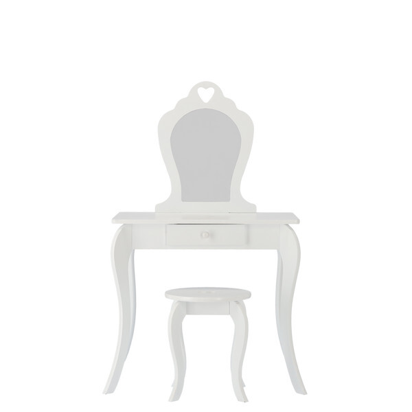 Dětský toaletní stolek FAIRY DREAM bílý PHO0397