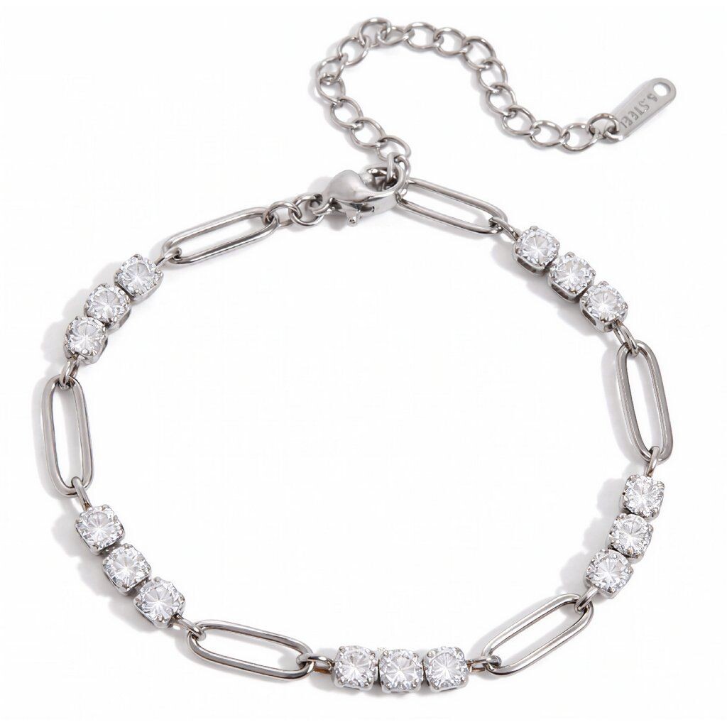 ELENYS Linka – náramek z prémiové oceli Délka náramku: 16,5+5 cm / max. 21,5 cm