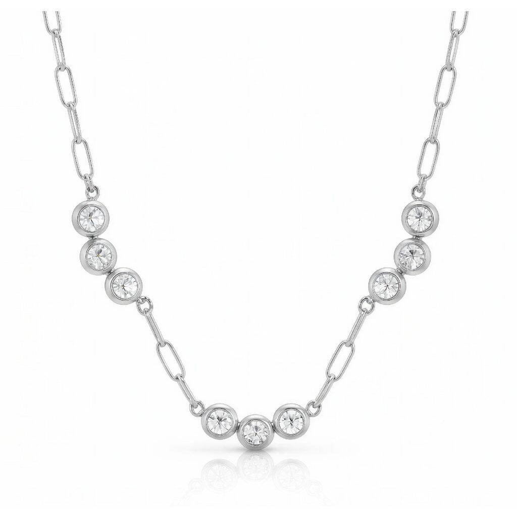 ELENYS Sparkle Line – náhrdelník z prémiové oceli Délka: 40+5 cm / max. 45 cm