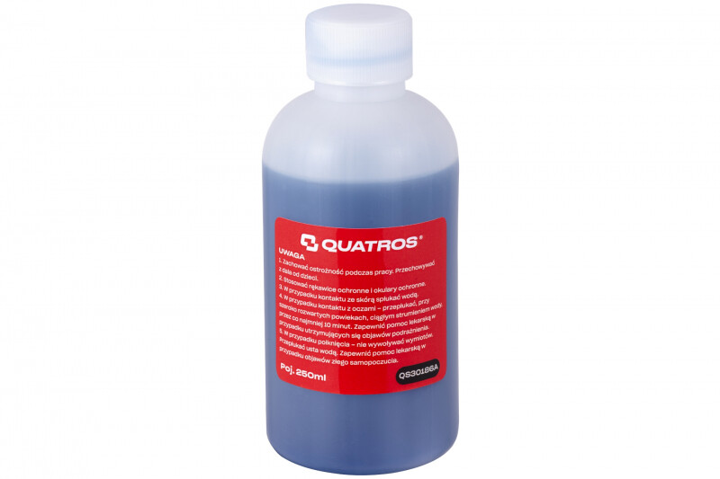 QUATROS Kontrastní reakční kapalina pro testování těsnosti spalování, úniku CO2, 250ml – QS30186A