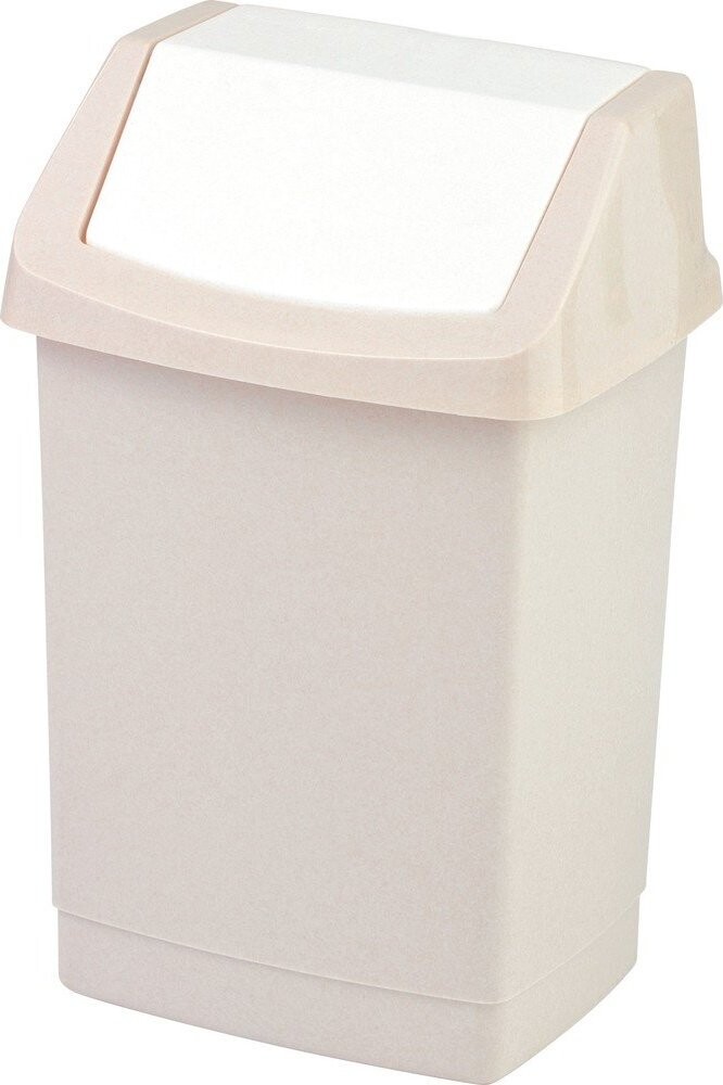 Béžový plastový odpadkový koš 25 l Click-It – Curver