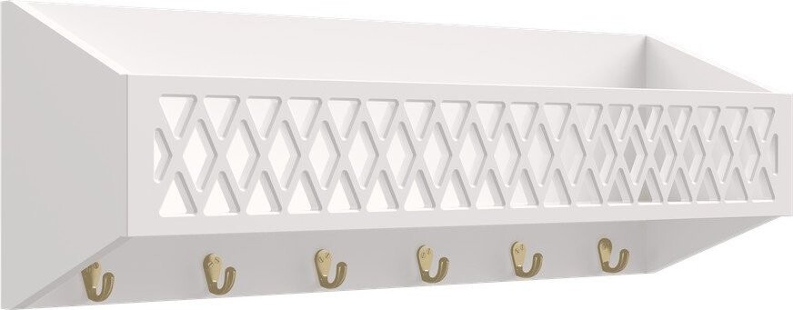 Bílý nástěnný dětský věšák 75x25 cm Harlequin – Cam Cam Copenhagen