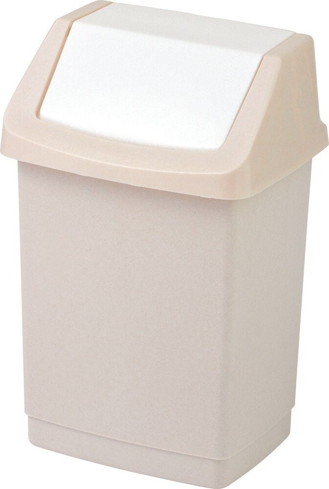 Béžový plastový odpadkový koš 50 l Click-It – Curver