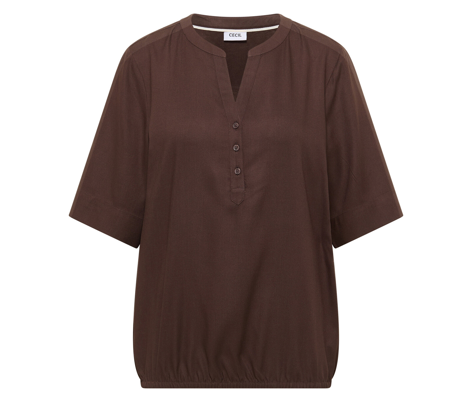 Tchibo - Tuniková halenka Cecil - pro ženy - vel. XL 48/50 - barva: hnědá