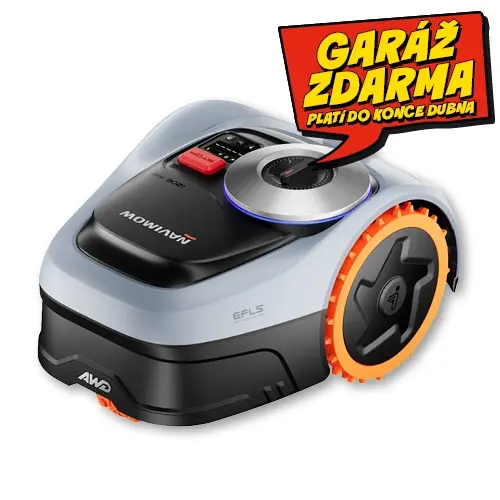 Bezdrátová autonomní robotická sekačka SEGWAY Navimow i208E AWD 800m2 + garáž zdarma