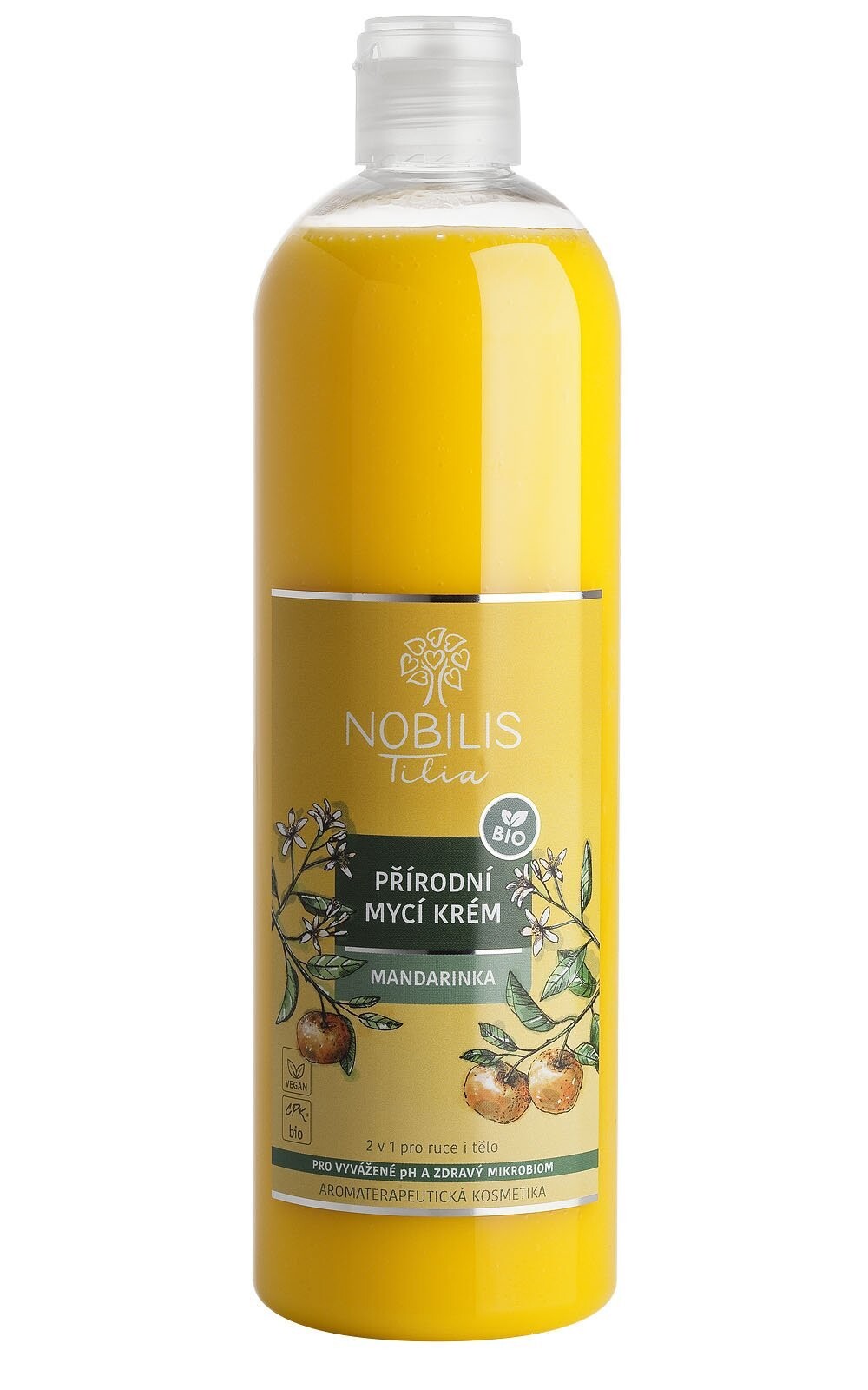 NOBILIS TILIA Přírodní mycí krém Mandarinka 500 ml