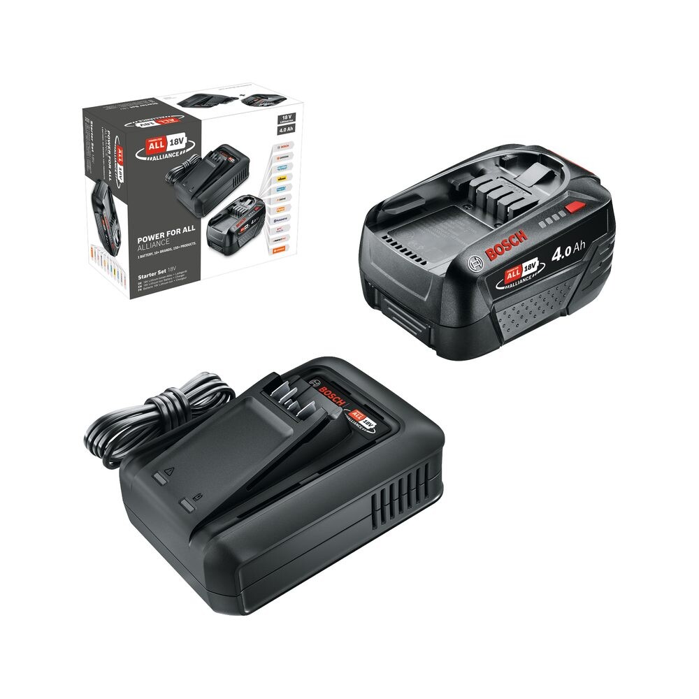 Startovací sada Bosch 18V/4,0Ah s nabíječkou 1600A031T6