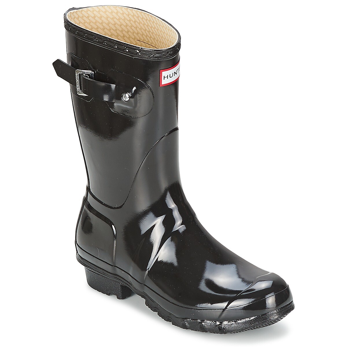 Hunter  WOMEN'S ORIGINAL SHORT GLOSS  Černá