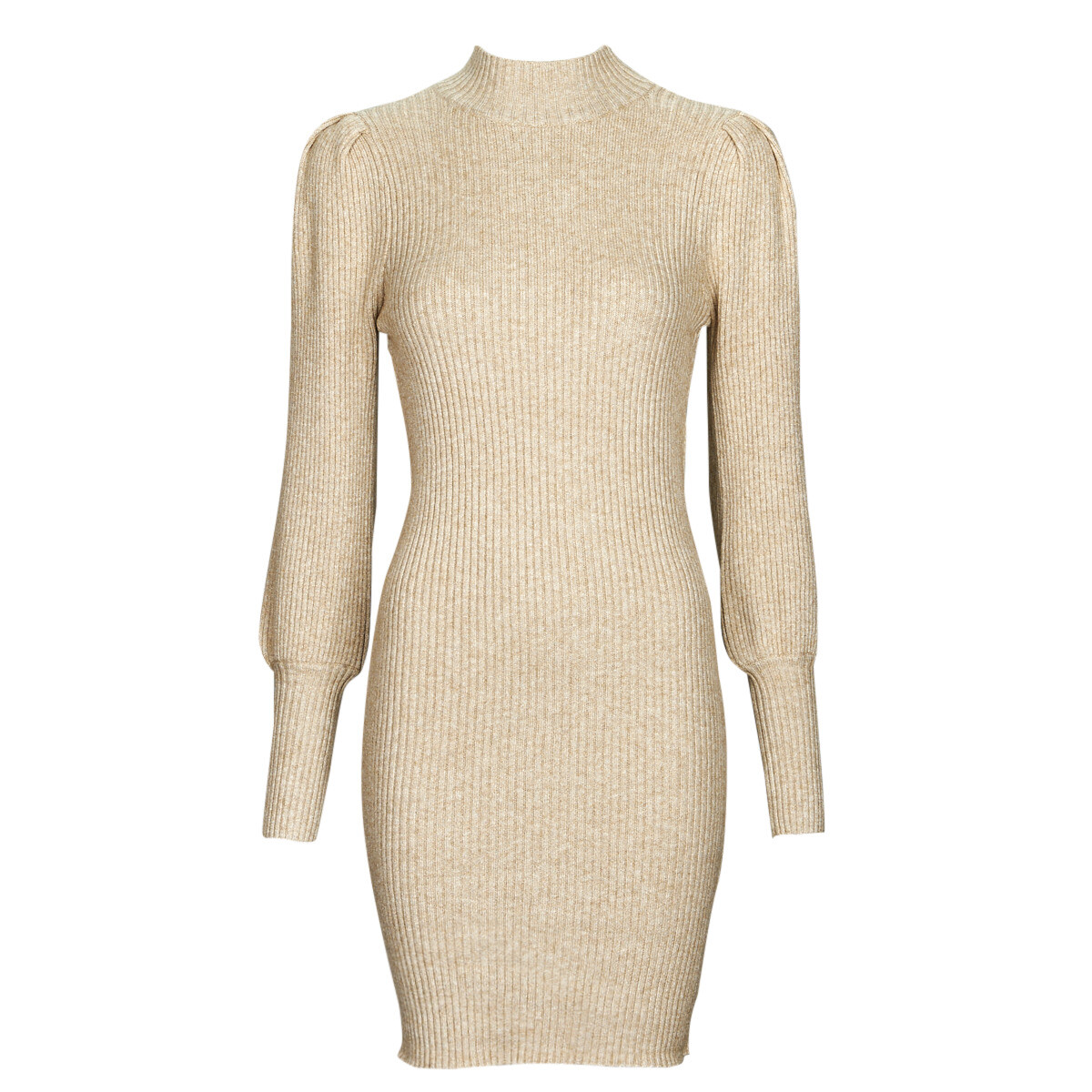 Only  ONLKATIA L/S DRESS KNT NOOS  Béžová