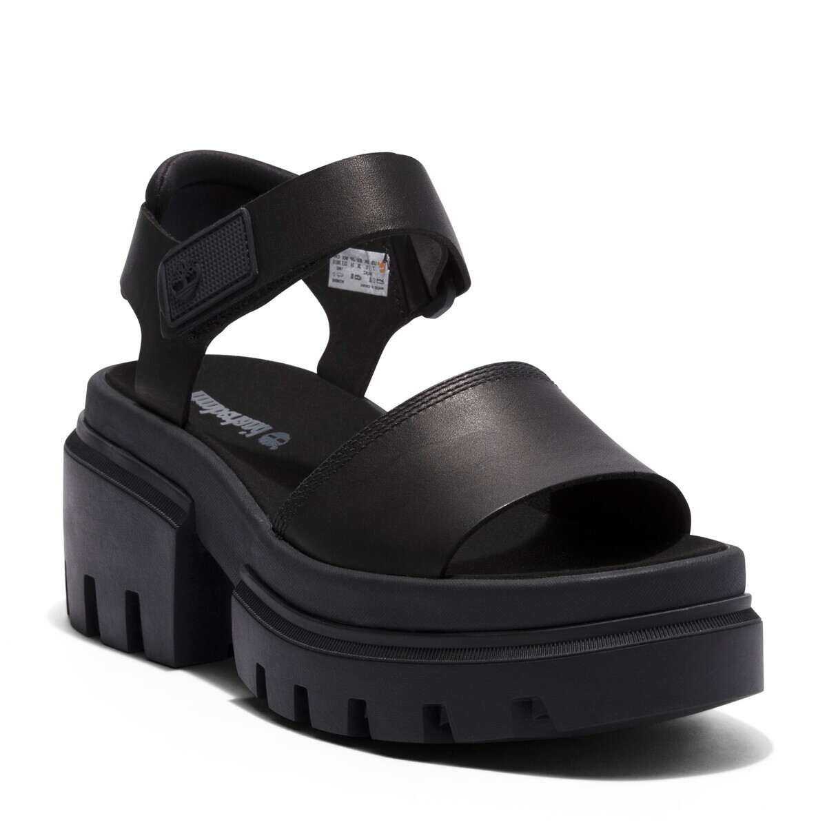Timberland  EVERLEIGH BACKSTRAP SANDAL  Černá