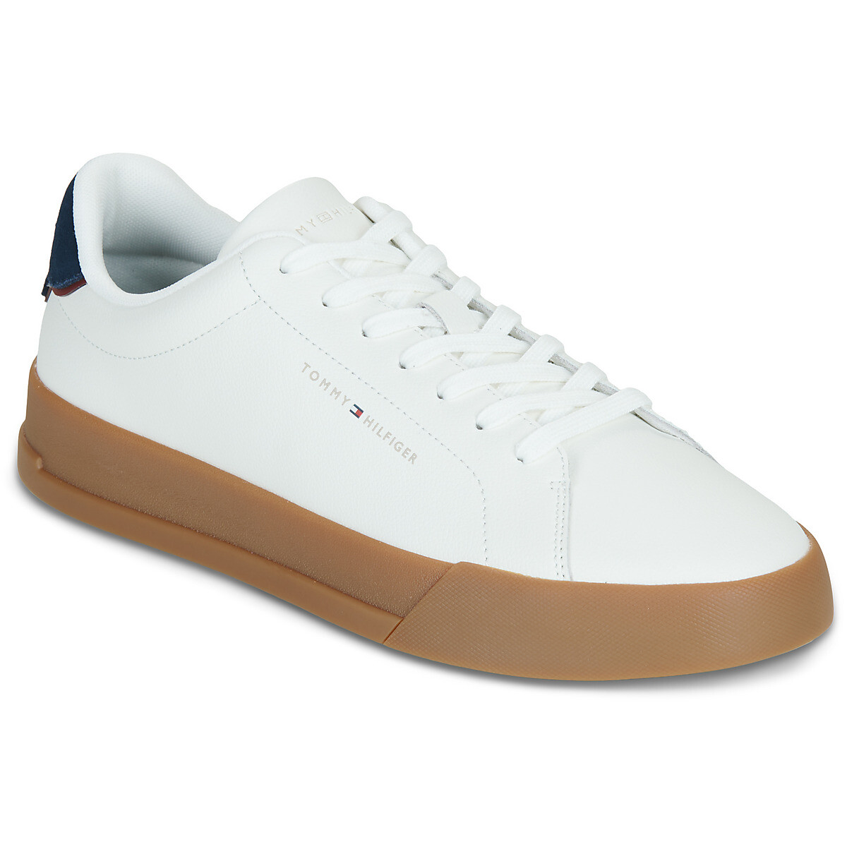 Tommy Hilfiger  TH COURT CORE ESS LEATHER  Bílá