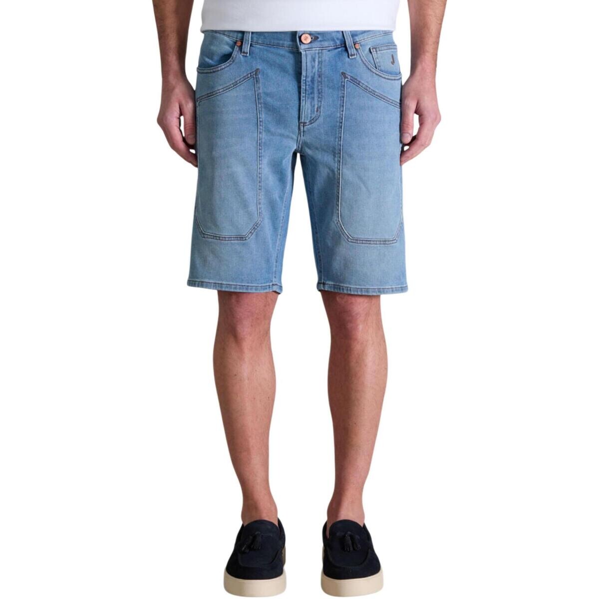 Jeckerson  JAYDEN 5 TASCHE TOPPA SLIM JUPBE001JAYDE001 DNDTFDENI047  Modrá