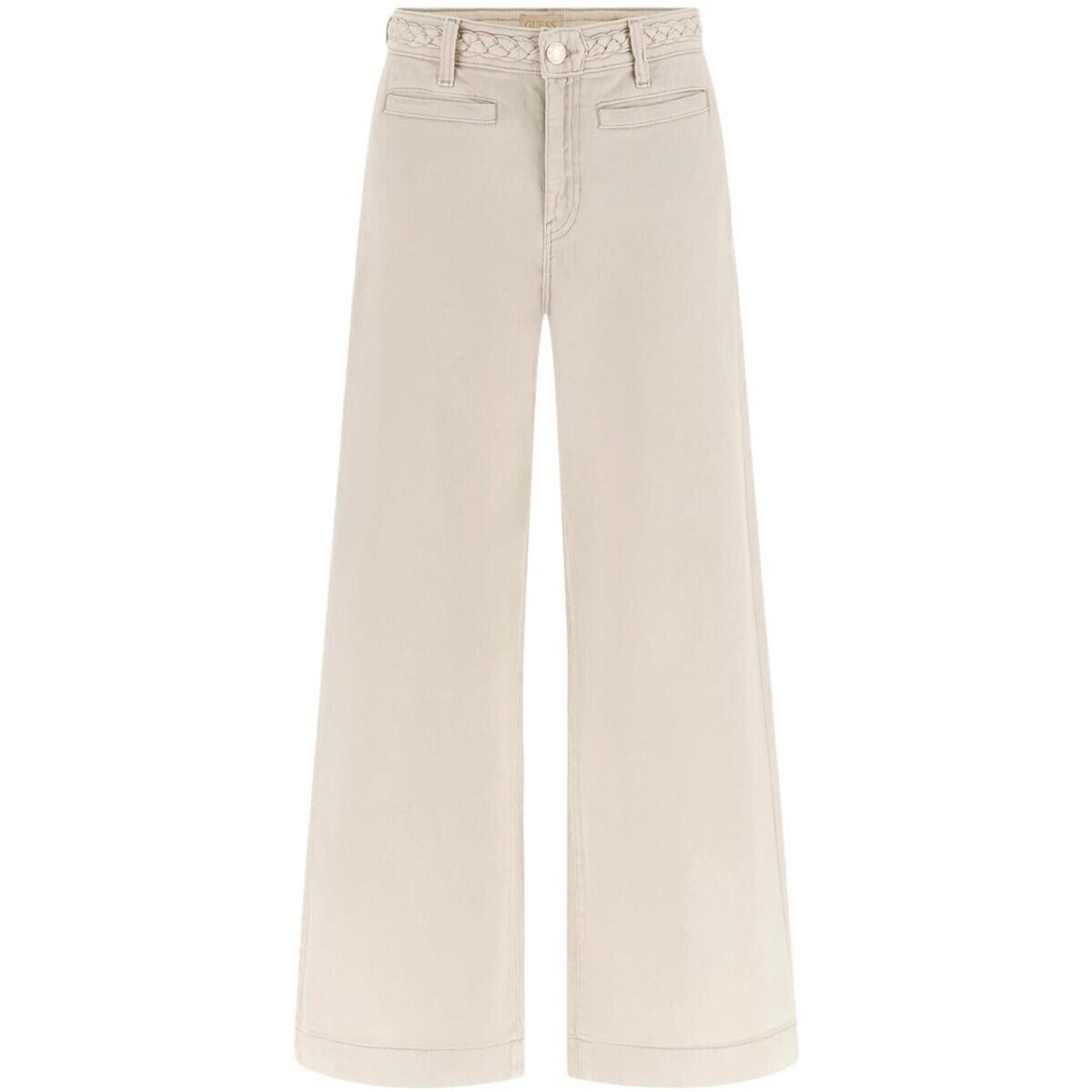 Guess  ZOYA CROP LEG BRAIDED W6GB15 W1886  Béžová