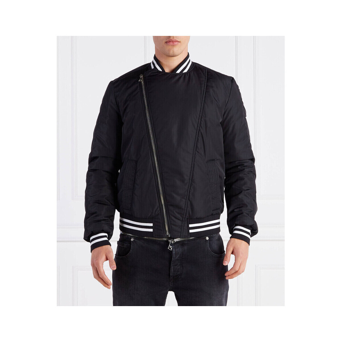 Balmain  BOMBERS YH1TF086 XB27 BLACK  Černá