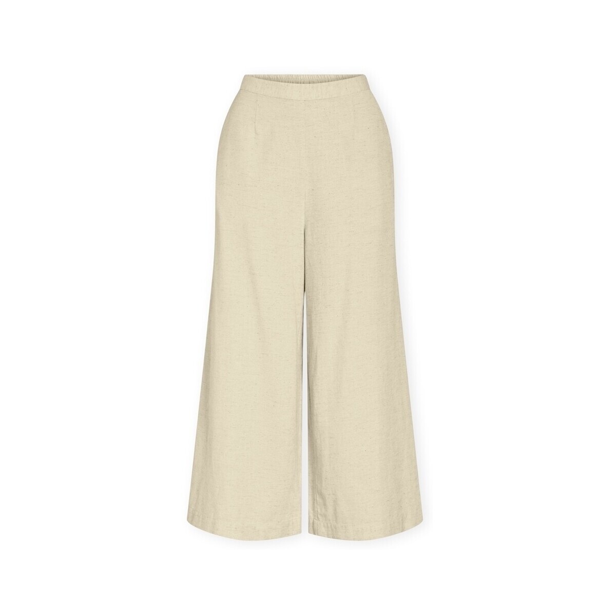 Vila  Prisilla Trousers - Super Light Natural Melange  Béžová
