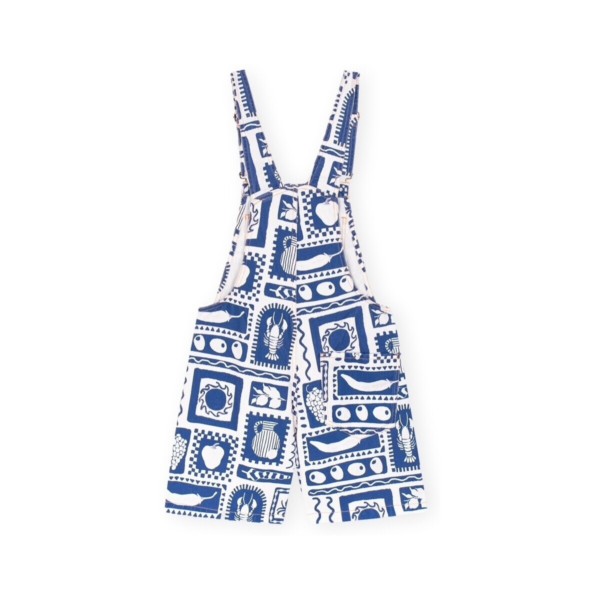 Favorite People  Positano Overalls - Blue/White  Modrá