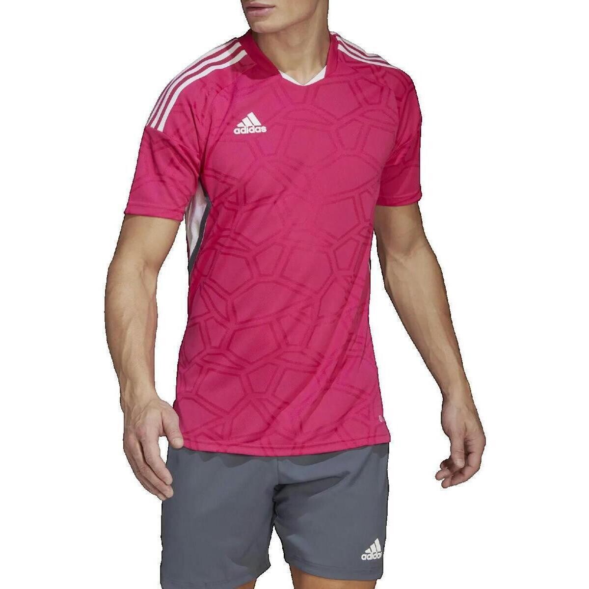 adidas  T-shirt  Condivo 22 slim respirant  Růžová