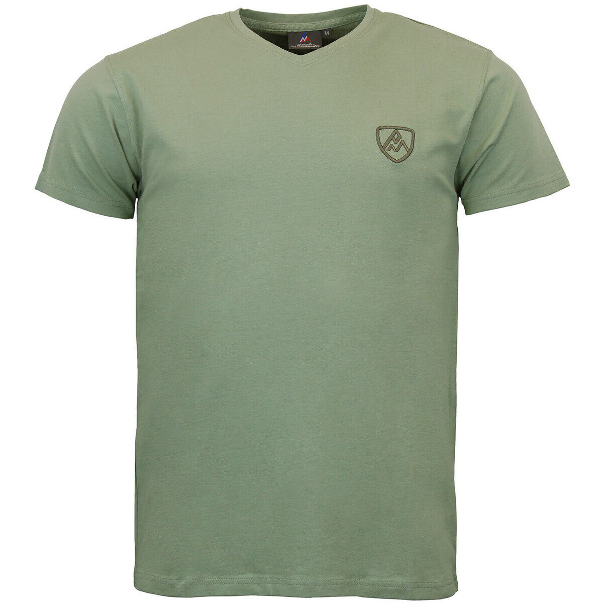 Peak Mountain  T-SHIRT EN COTON MANCHES COURTES CRODAN HOMME  Khaki