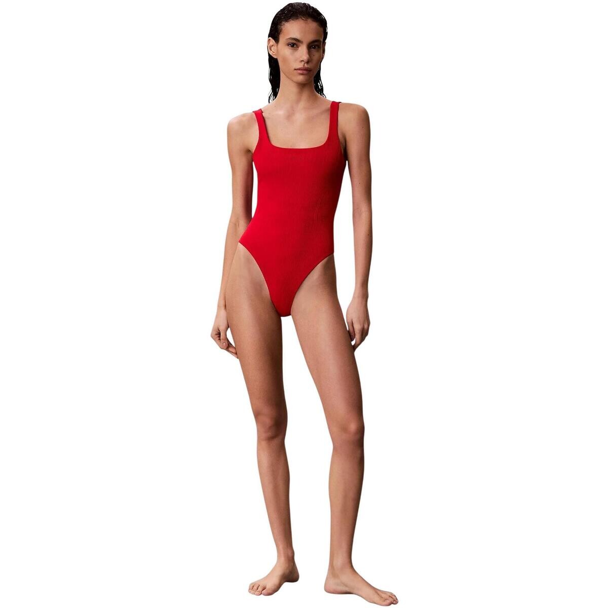 Calvin Klein Jeans  ONE PIECE LV00Q61142  Červená