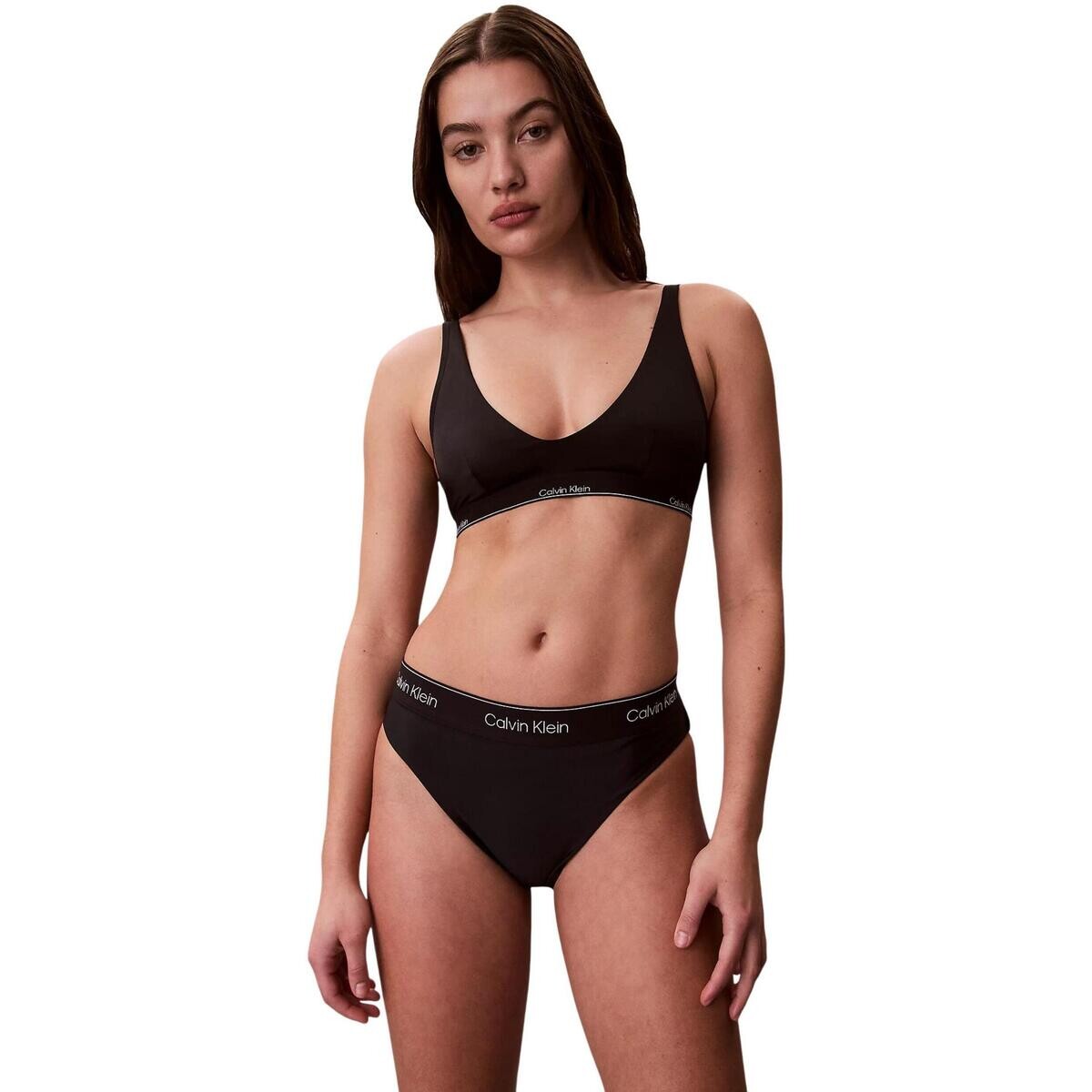Calvin Klein Jeans  HALTER BRALETTE LV00Q61207  Černá