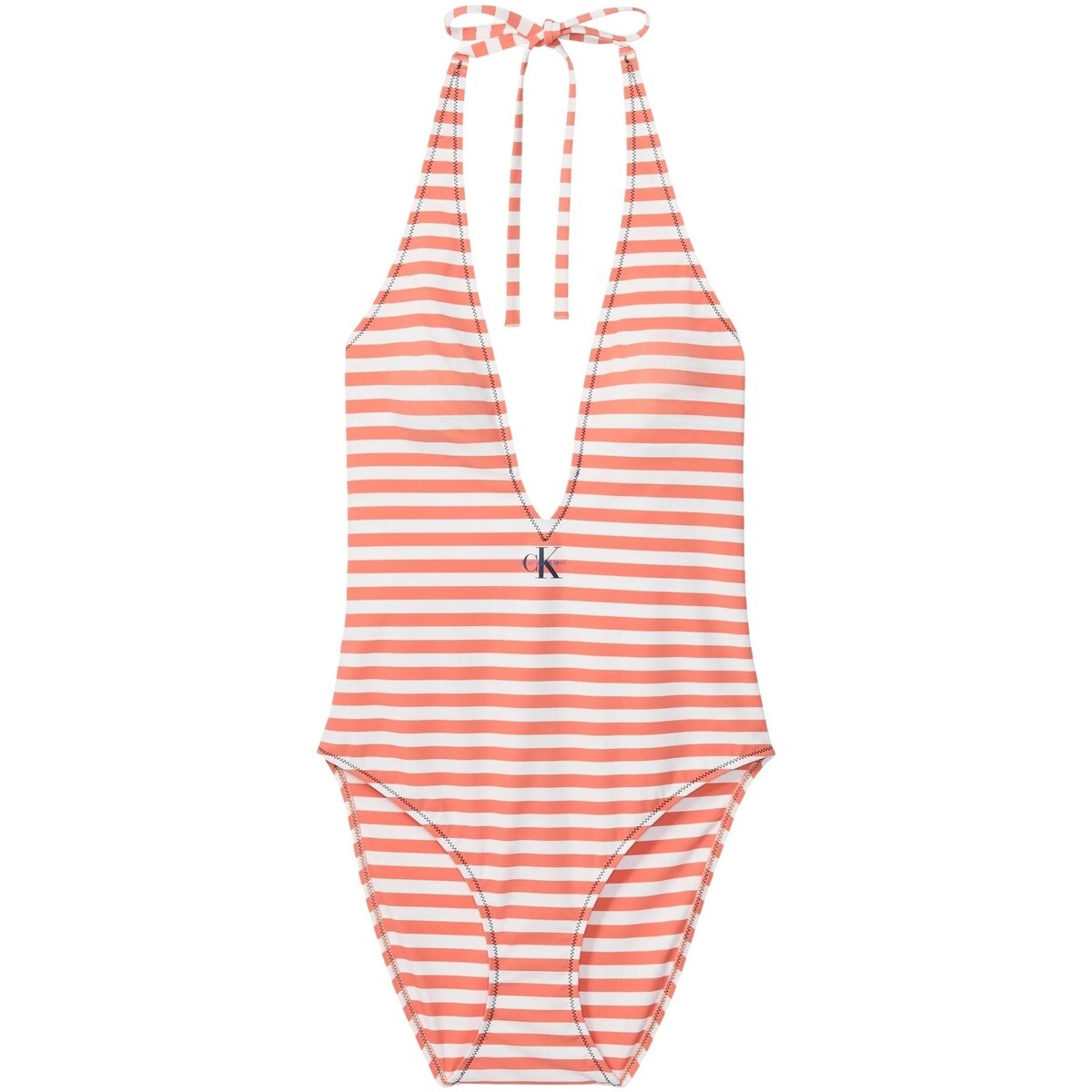 Calvin Klein Jeans  PLUNGE ONE PIECE LV00Q61216  Oranžová