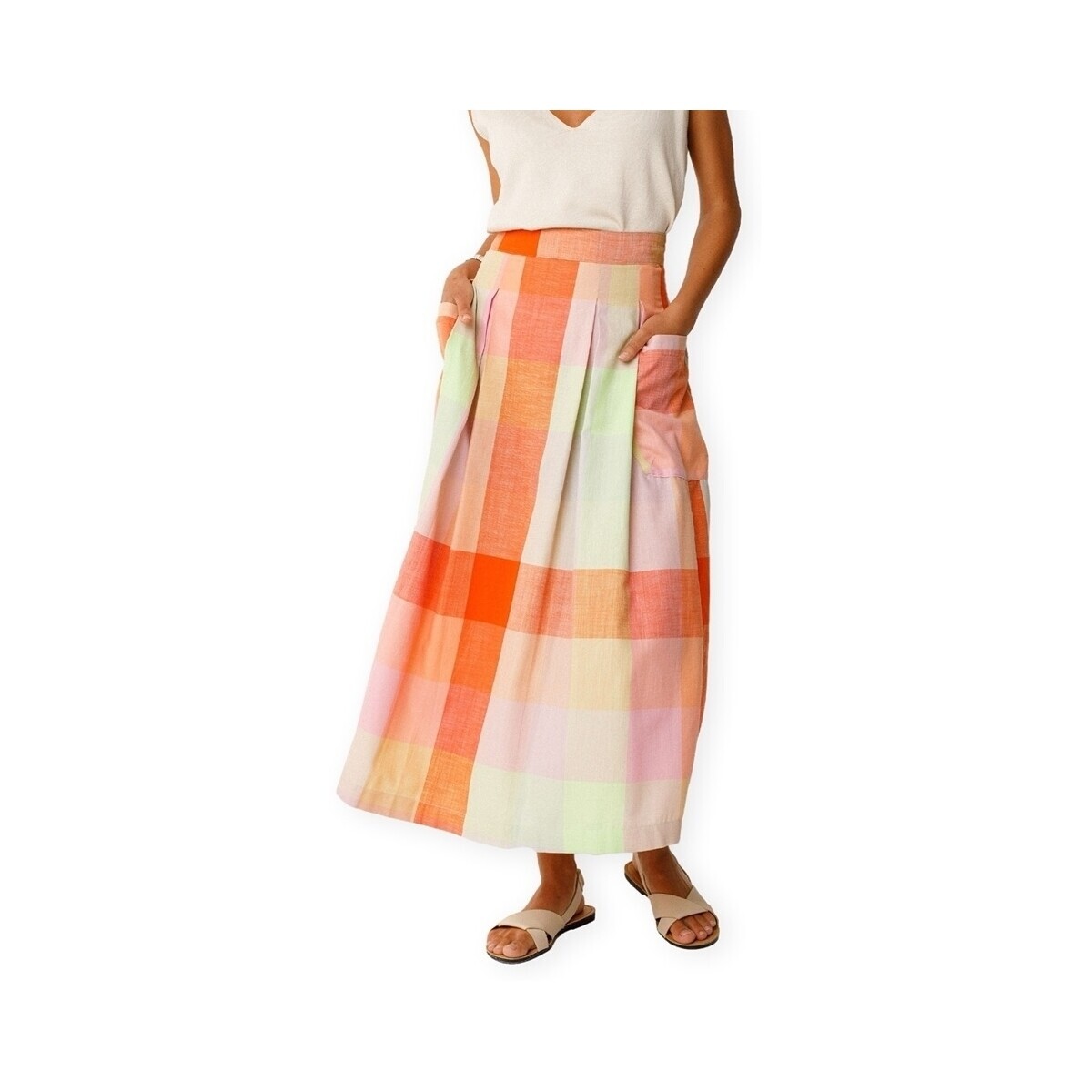 Skfk  Irama Gots Skirt - Checks  ruznobarevne