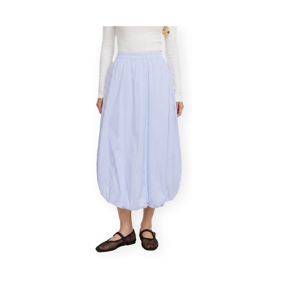 Only  Ridi Long Balloon Skirt - Kentucky Blue/Bridght  Modrá