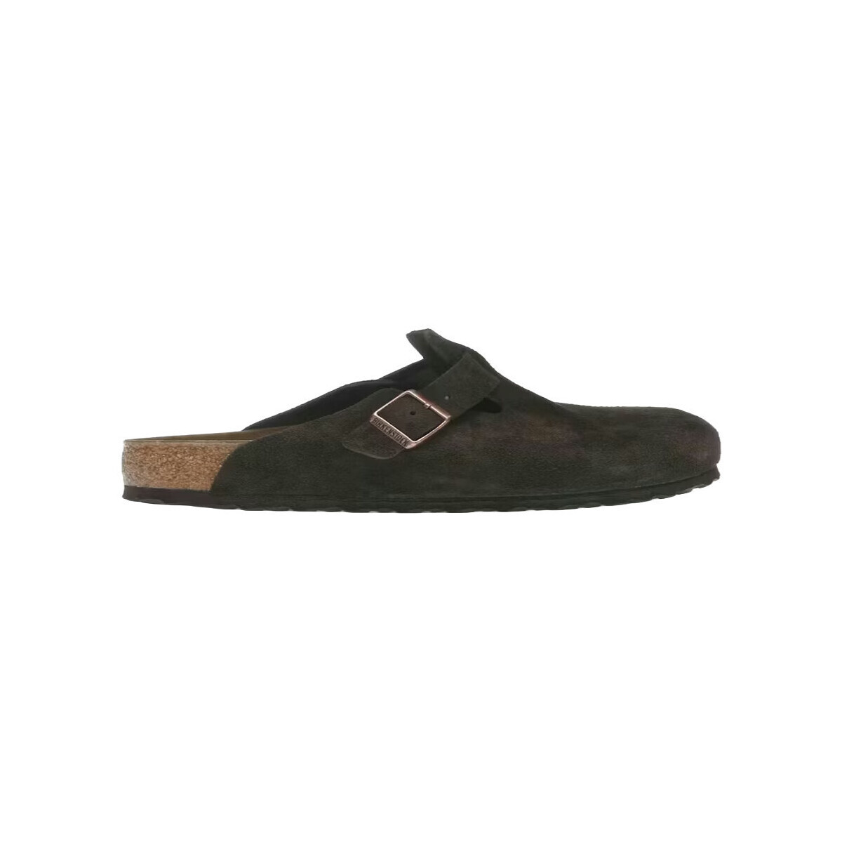 BIRKENSTOCK  Boston Suede Mocha  Bílá