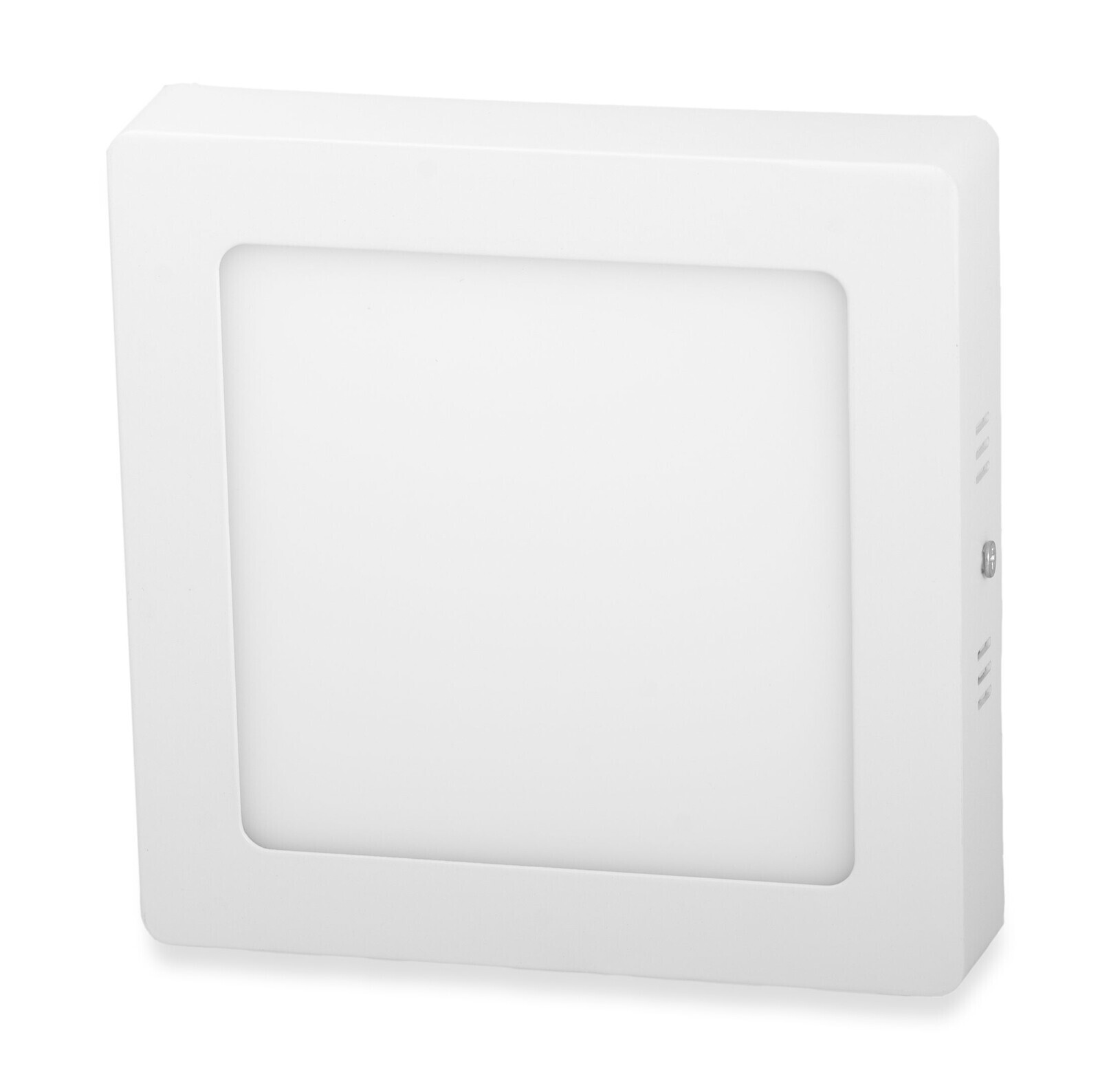 T-LED Bílý přisazený LED panel hranatý 170 x 170mm 12W Studená bílá - VZOREK VYP365