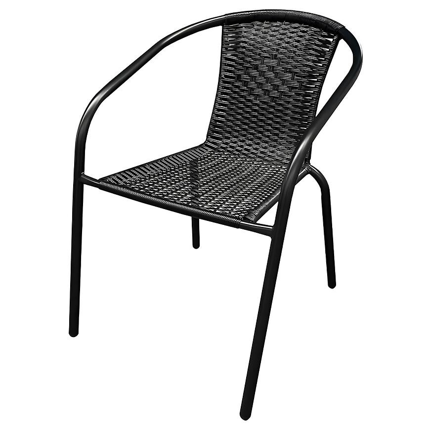 Židle z umělého ratanu Bistro XT1101 černý