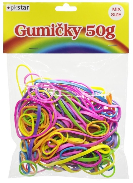 Gumičky - 50 g, mix velikostí - PK168-9