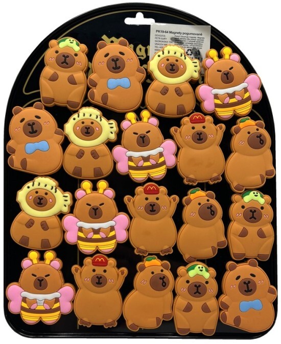 Magnety pogumované - Capybara - PK19-64
