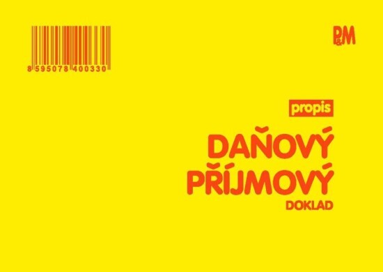 P&M Příjmový daňový doklad propisovací A6 - 33
