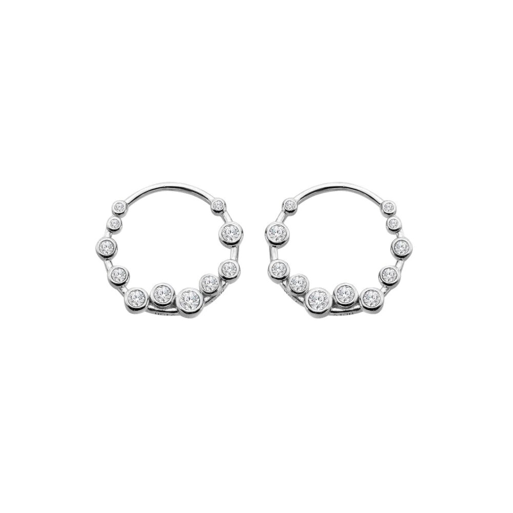 Hot Diamonds Moderní stříbrné náušnice Tender DE893