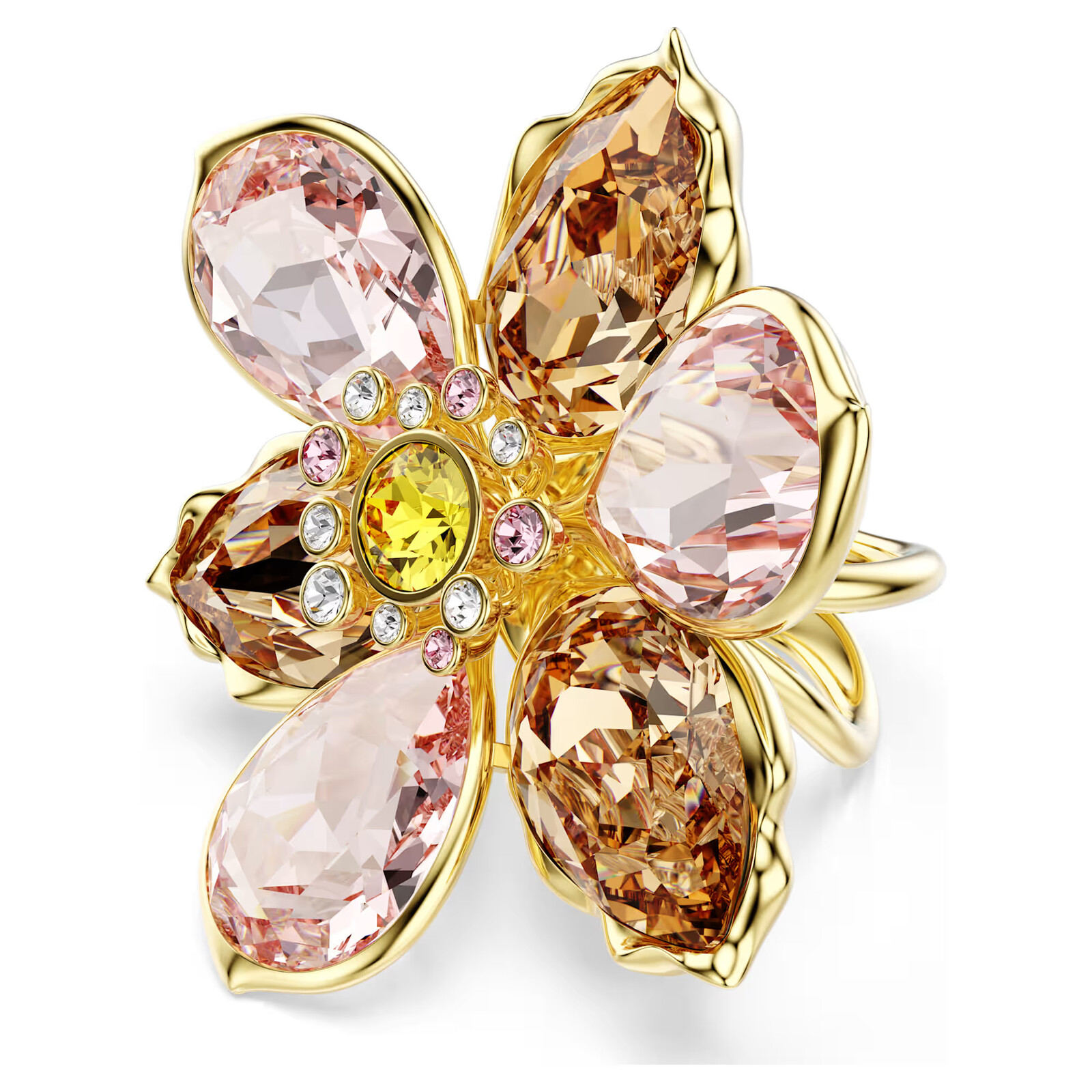 Swarovski Květinový prsten se Swarovski krystaly Idyllia 5732382 52 mm