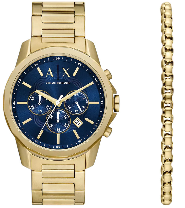Armani Exchange Dárkový set Banks Chronograph + náramek AX7151SET