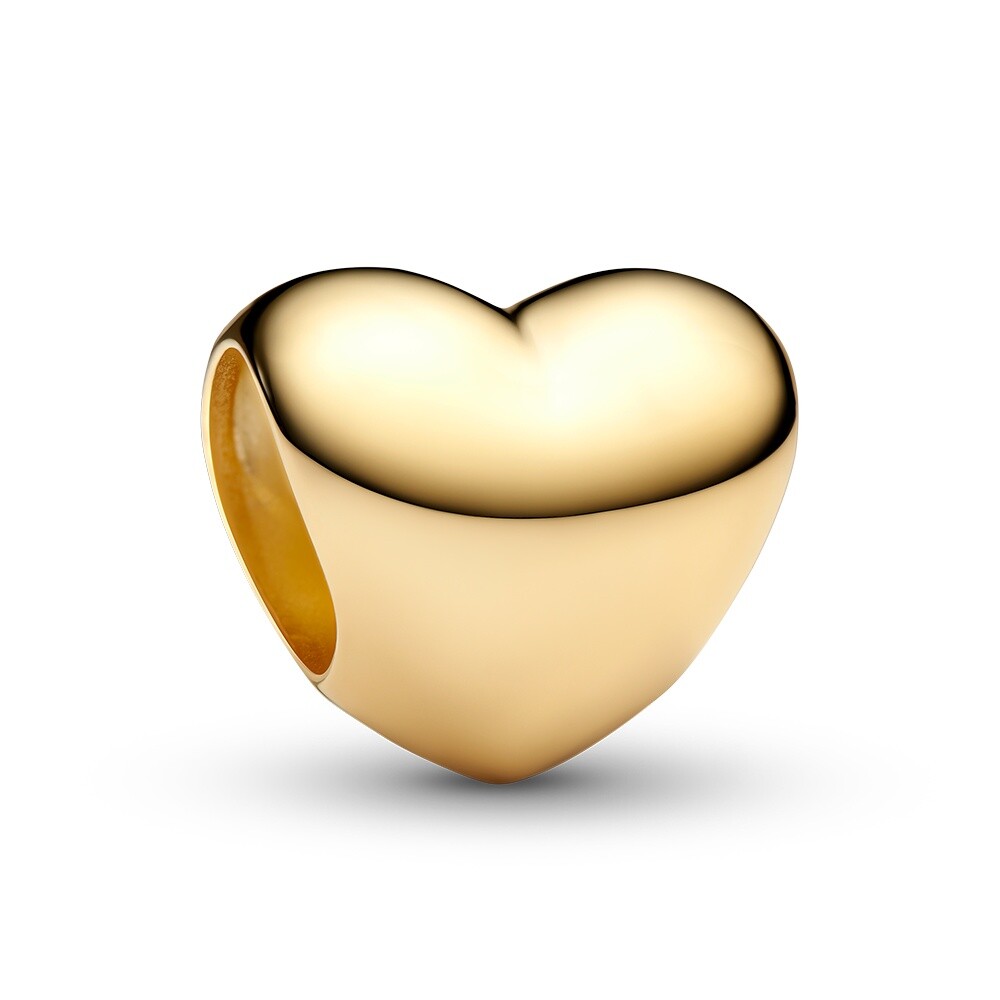 Pandora Pozlacený mini korálek Srdíčko Shine Moments 763998C00