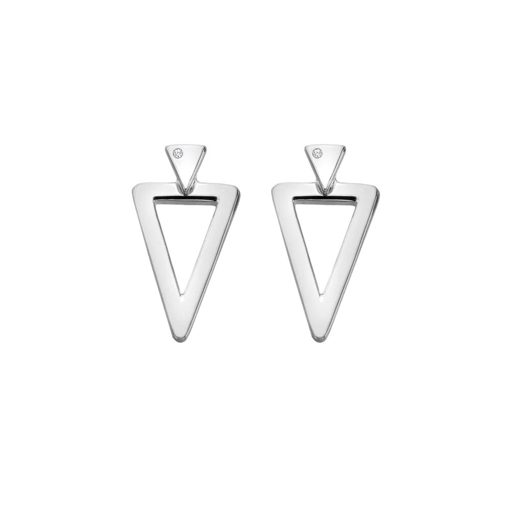 Hot Diamonds Designové stříbrné náušnice Paired DE885