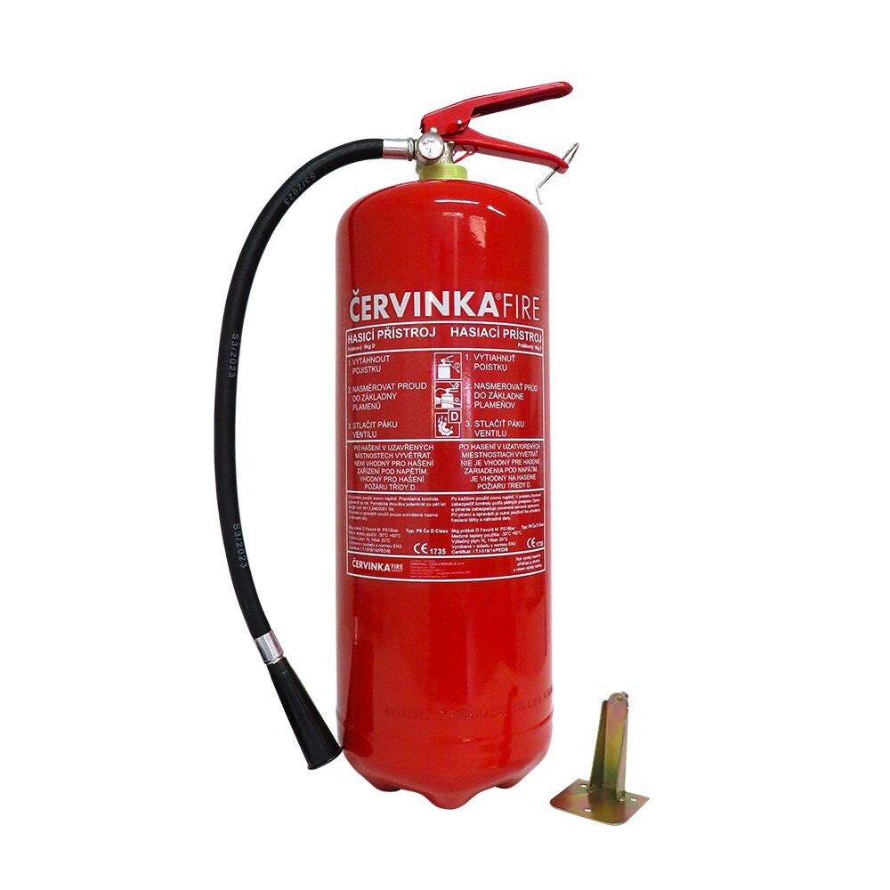 Speciální práškový HP, 9 kg - třída D, S REVIZÍ Speciální práškový HP, 9 kg - třída D, S REVIZÍ Kód: 27811