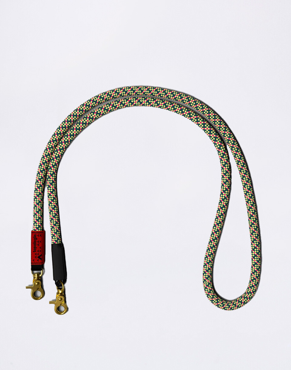 Topologie 10mm Rope Strap Pink Checkboard