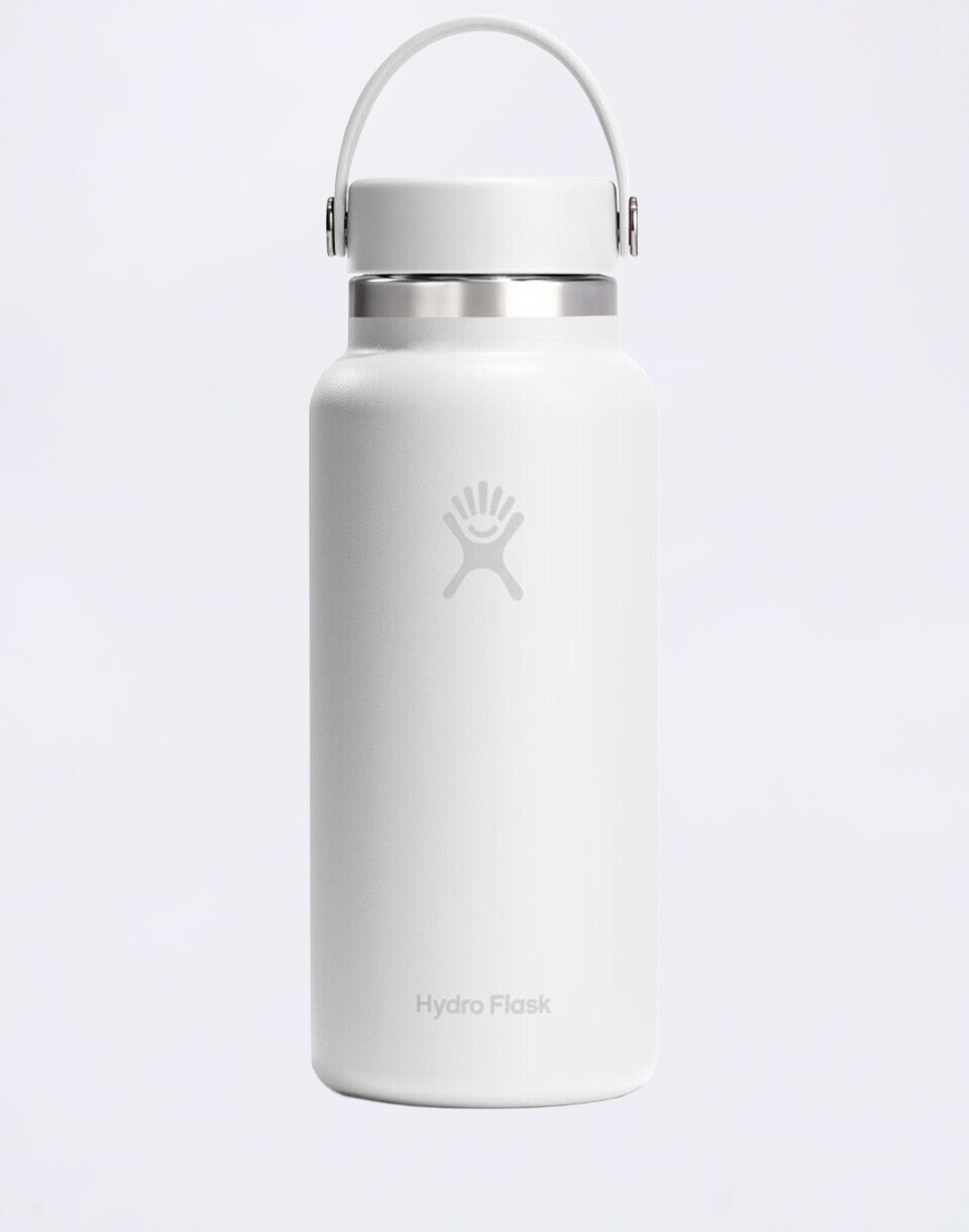 Hydro Flask Wide Mouth Cap (946 ml) White