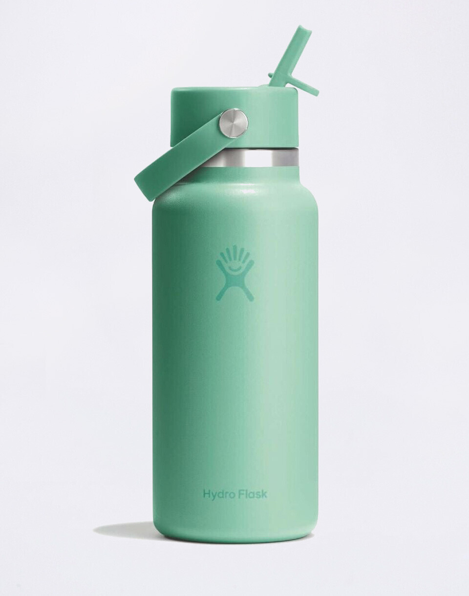Hydro Flask Wide Mouth with Flex Straw Cap (946 ml) Mermaid Green