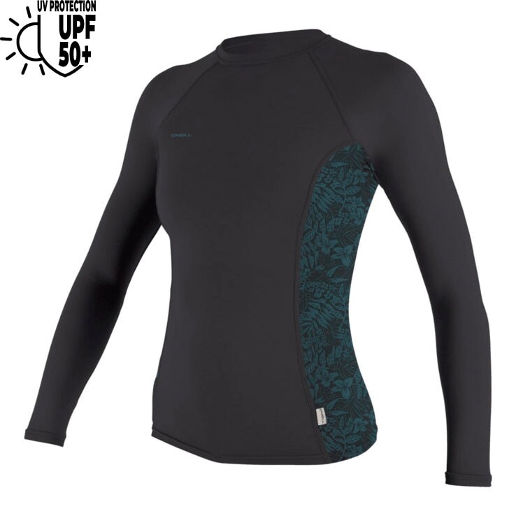 O'Neill Wms Hyperfreak Skins L/S Rash Guard