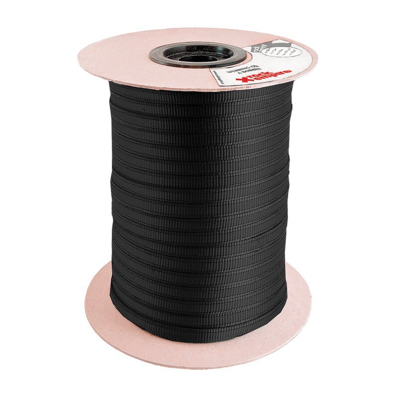 Rock Empire Webbing on a Bobbin 20mm 100cm Černá