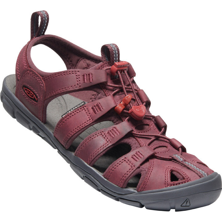 Dámské sandály KEEN Clearwater CNX Leather W Velikost bot (EU): 39,5 / Barva: červená
