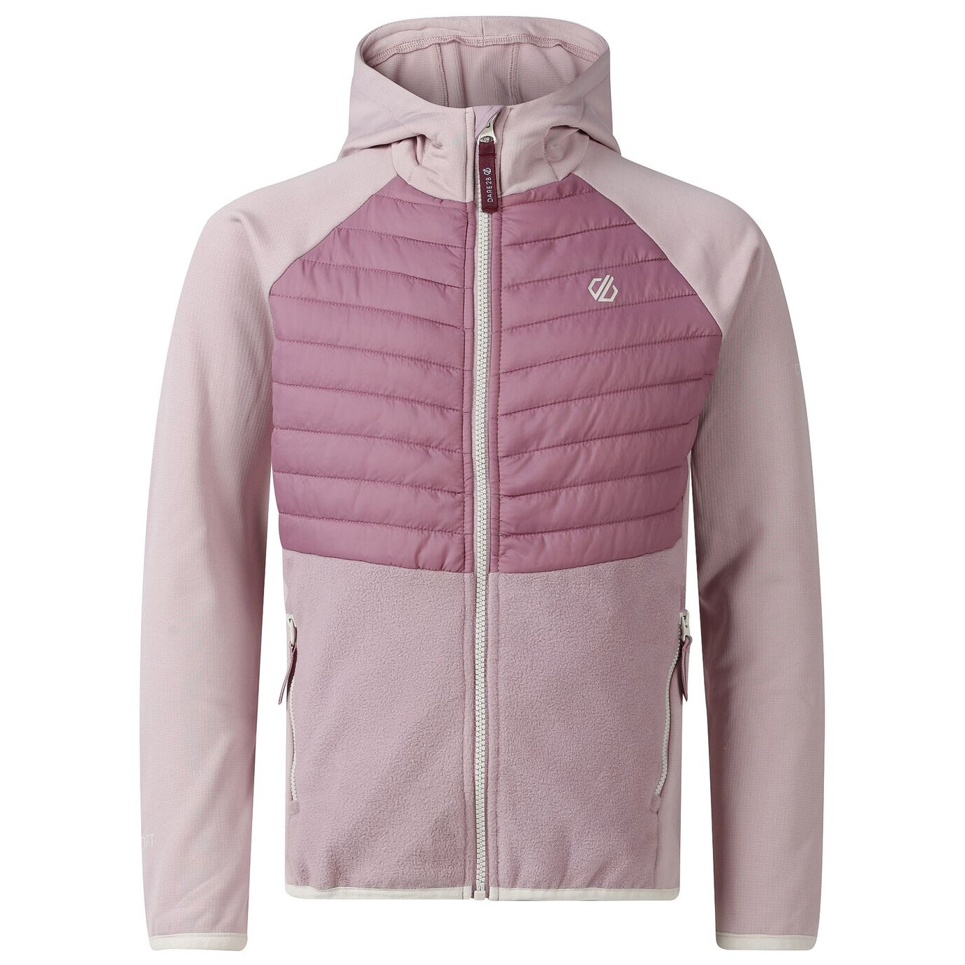 Dětská bunda Dare 2b Kids Switch Out Hybrid Mauve /Orchd Dětská velikost: 110-116 / Barva: růžová